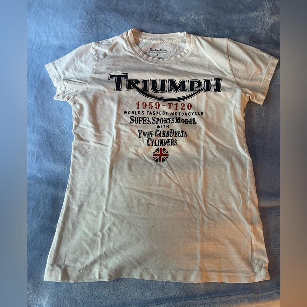 Lucky Brand Triumph Bonneville Tee